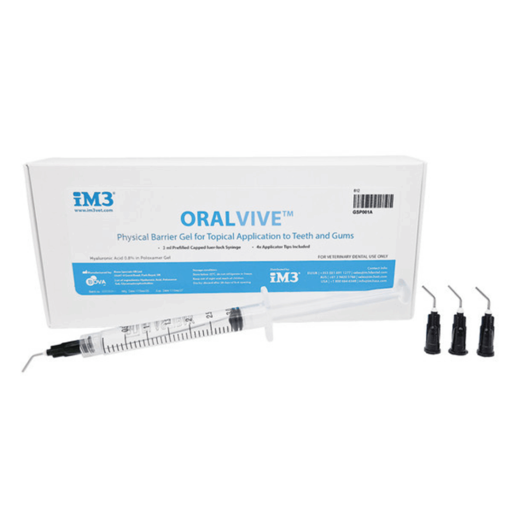 Gel dentar veterinar OralVive cu acid hialuronic (HA)