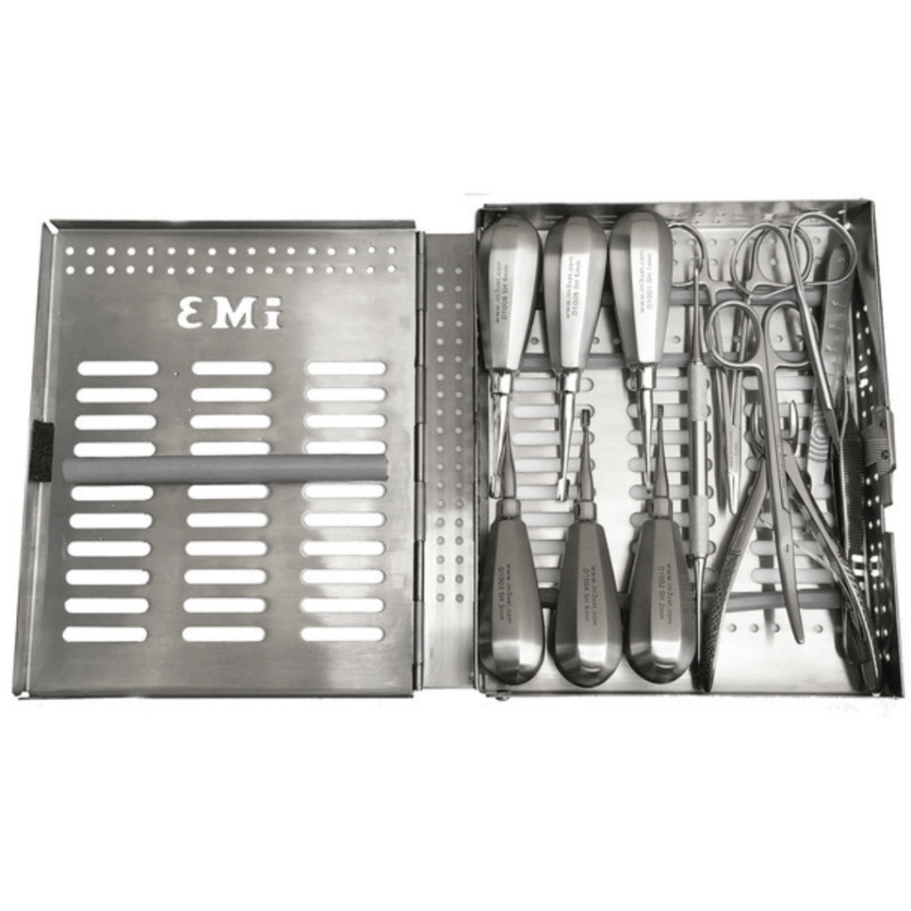 Set 13 instrumente pentru extractii dentare veterinare